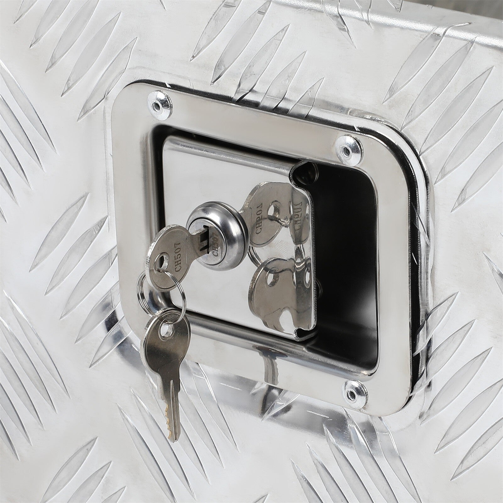 Aluminum Trailer Tongue Tool Box Pickup Truck Bed Storage Toolbox 39"X16.5"X12" 6B93BC-57