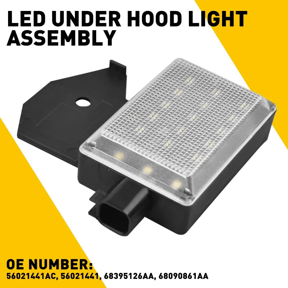 LED Under Hood Light White 56021441 For 2001-2010 Dodge Ram 1500 2500 3500 EOA 6B93BC-57