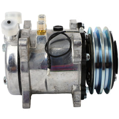 A/C Compressor For Abacus 507 / Sanden 5H11 V-Belt 2 Grooves R134a CO 5104C 6B93BC-57