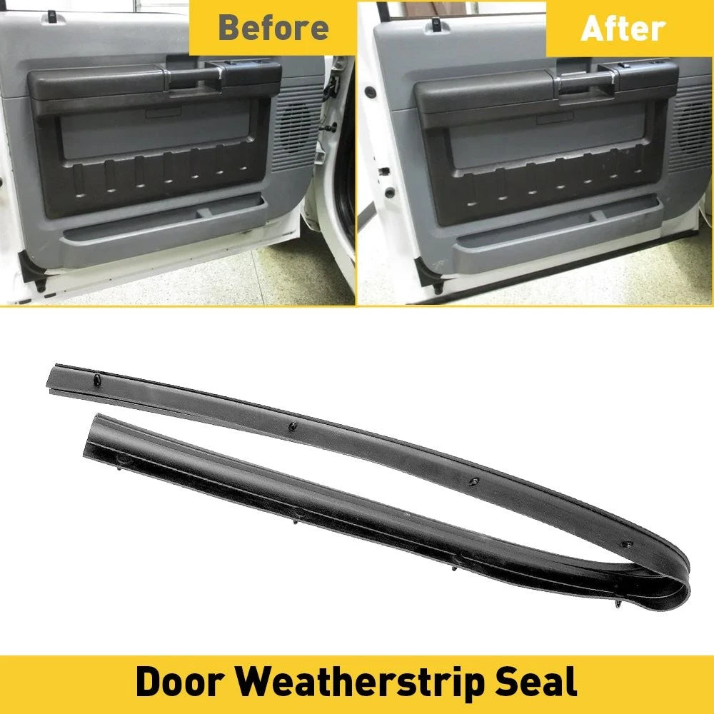 Front Lower Door Weatherstrip Seal For 1999-2016 Ford F250 F350 F450 Super Duty 6B93BC-57