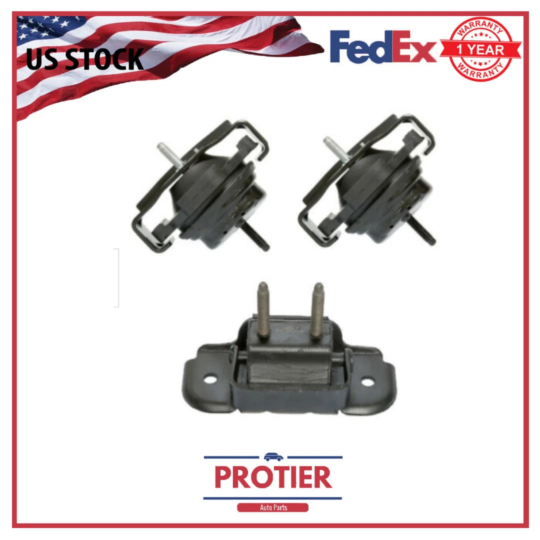 Engine Motor & Trans Mount 3PCS Set for Pontiac Solstice 07-09 6B93BC-57