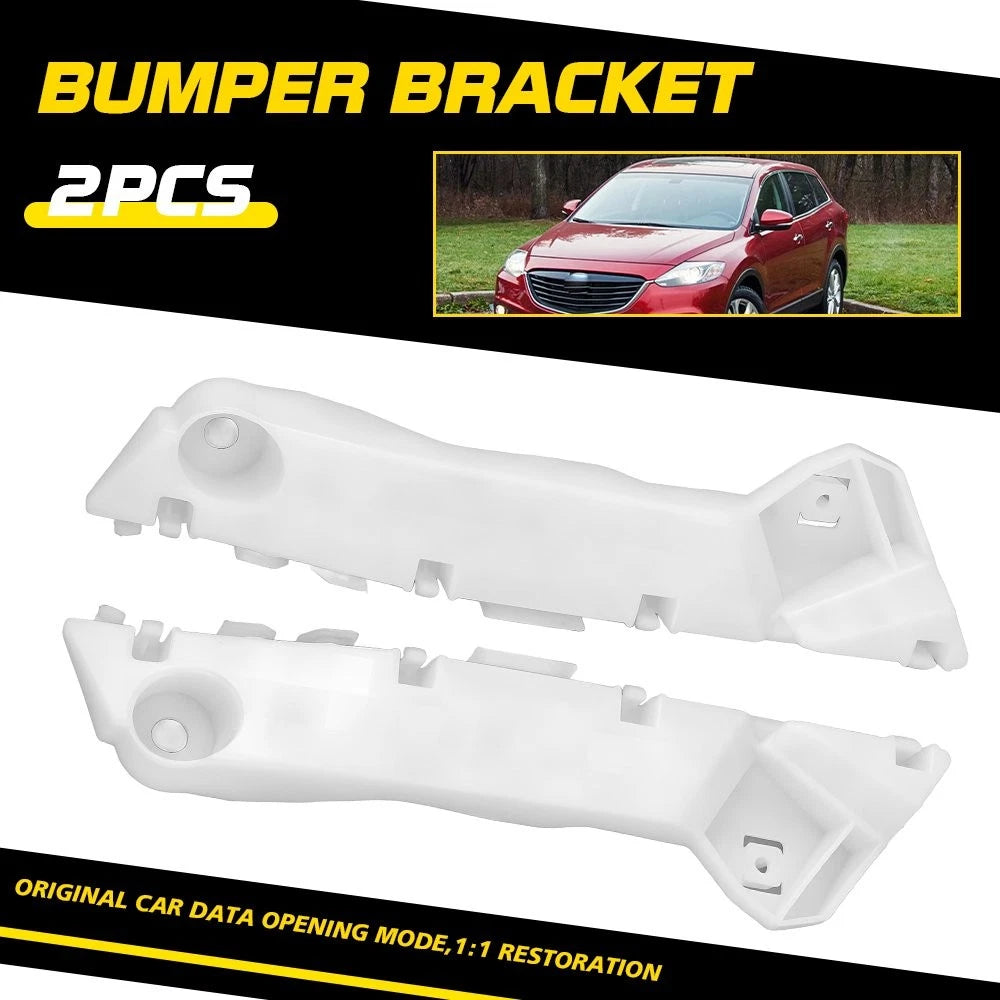 2PCS Front Driver Passenger Bumper Cover Bracket Set For 2007-2015 Mazda CX-9 A 6B93BC-57