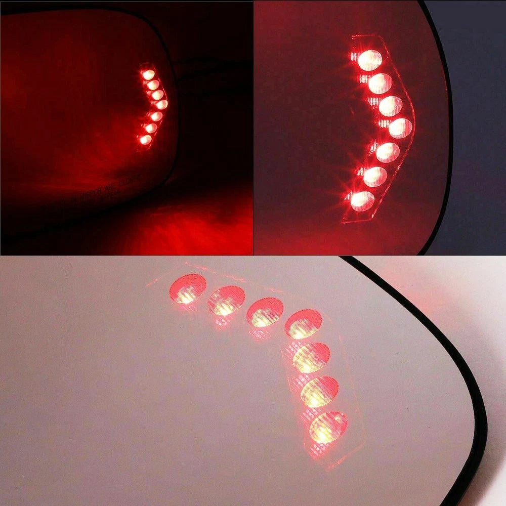 Mirror Glass Heated Turn Driver Signal Side LH for 2003-2007 Chevy GMC Cadillac 6B93BC-57