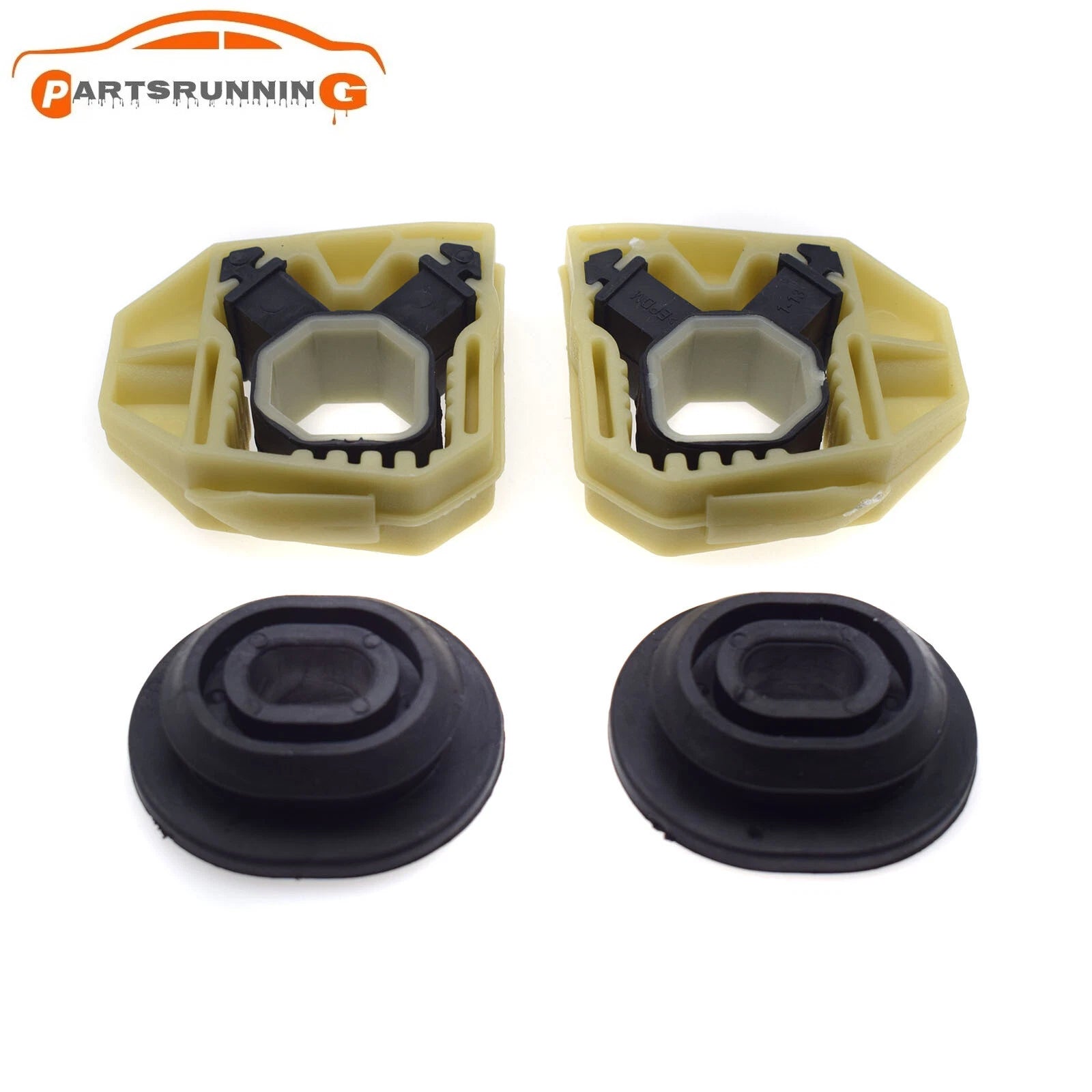 Upper&Lower Radiator Bracket Mount Set For VW Eos Golf Jetta MK5 MK6 PassatB6 B7 6B93BC-57