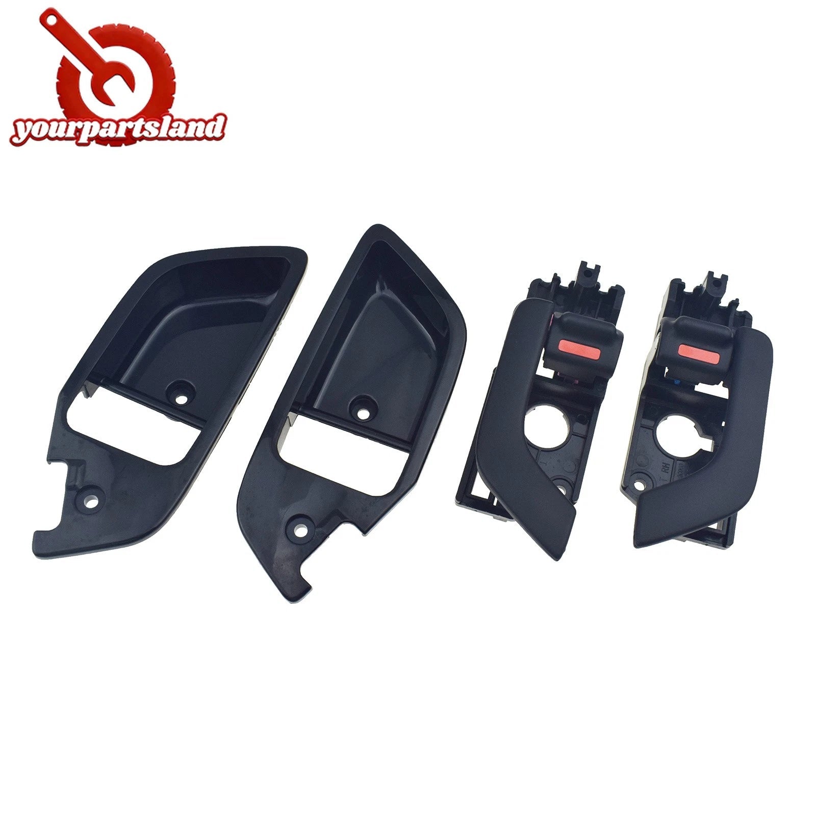 4pc Inside Interior Door Handle & Cover Right Left for Hyundai Tiburon 2003-2008 6B93BC-57