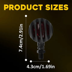 2 Motorcycle Bullet Turn Light Blinker Signal For Suzuki C50 Boulevard Universal 6B93BC-57