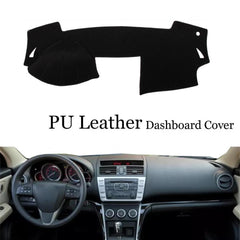 Dashboard Console Cover PU Leather Protector Sunshield Pad Fit For Mazda 6 09-12