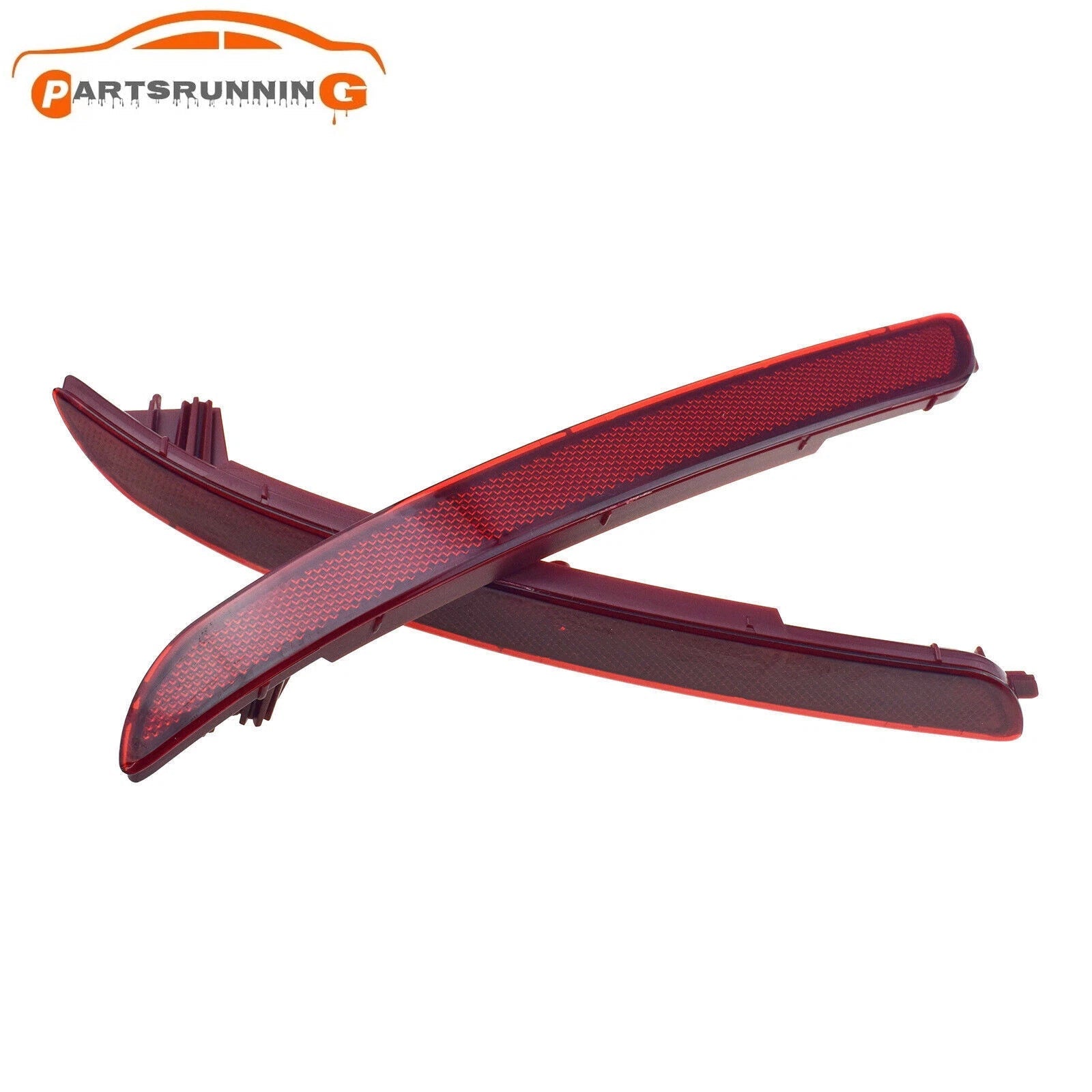 2*Rear Bumper Reflector Light Left Right Side for 2012-2015 Kia Rio Sedan 1.6L 6B93BC-57