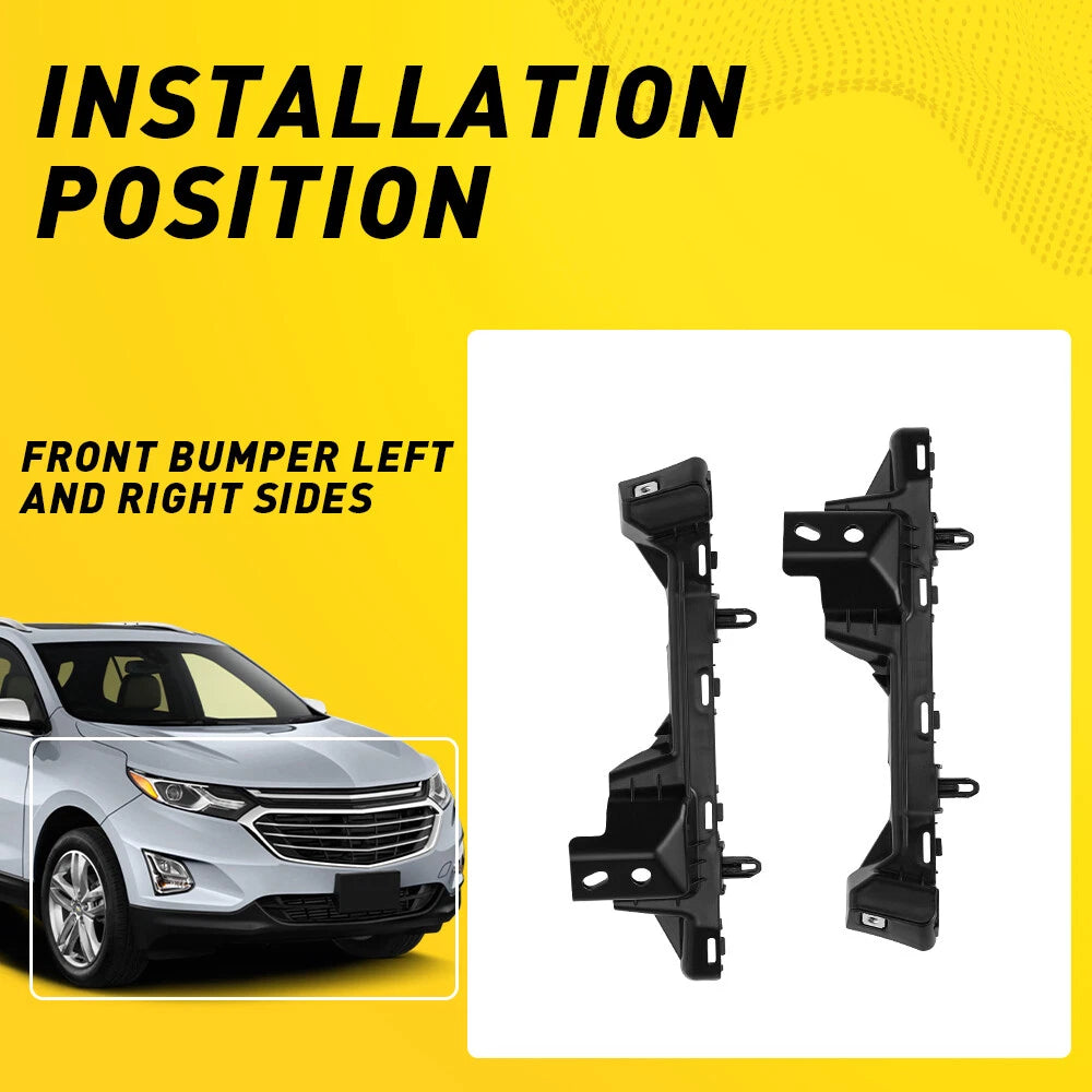 For 2018-2022 Chevy Equinox Front Bumper Support Bracket Side Retainer L&R Side 6B93BC-57