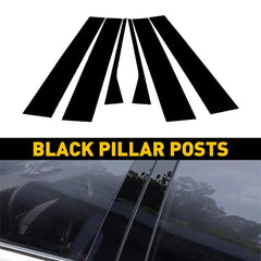Door Trim Pillar Posts For 2006-2010 VW Jetta Sedan Gloss Black Cover Trims EOA 6B93BC-57