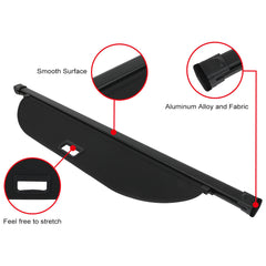 ECCPP Retractable Rear Trunk Cargo Cover For Toyota Harrier XU60 2015 2016-2019 ECCPP