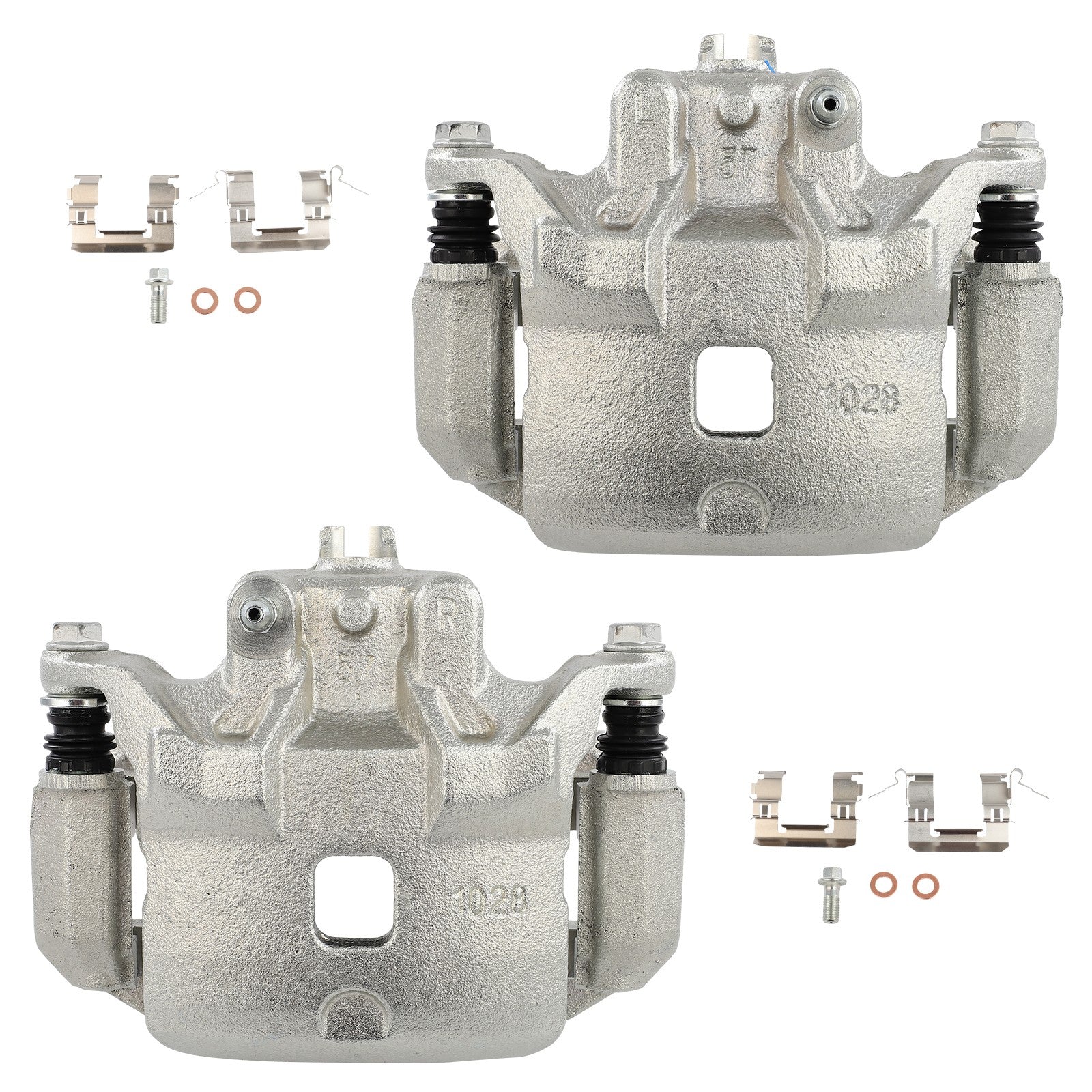 Front Left Right Brake Calipers 2Pcs For 2007-2019 Nissan Sentra 19B3306 19B3307 6B93BC-57