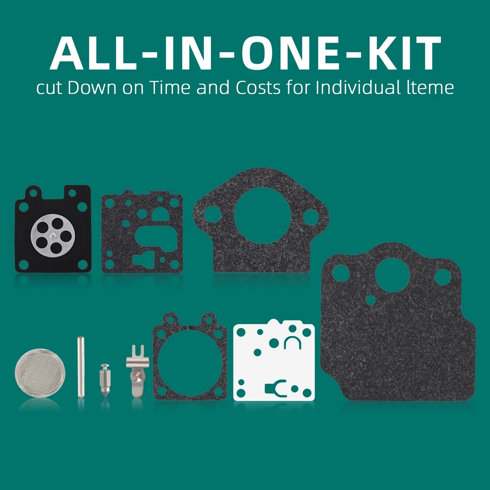 Carburetor Repair Rebuild Kit for Echo SRM-2620 SRM-2620T SRM-2620U T302 T302X ECHO