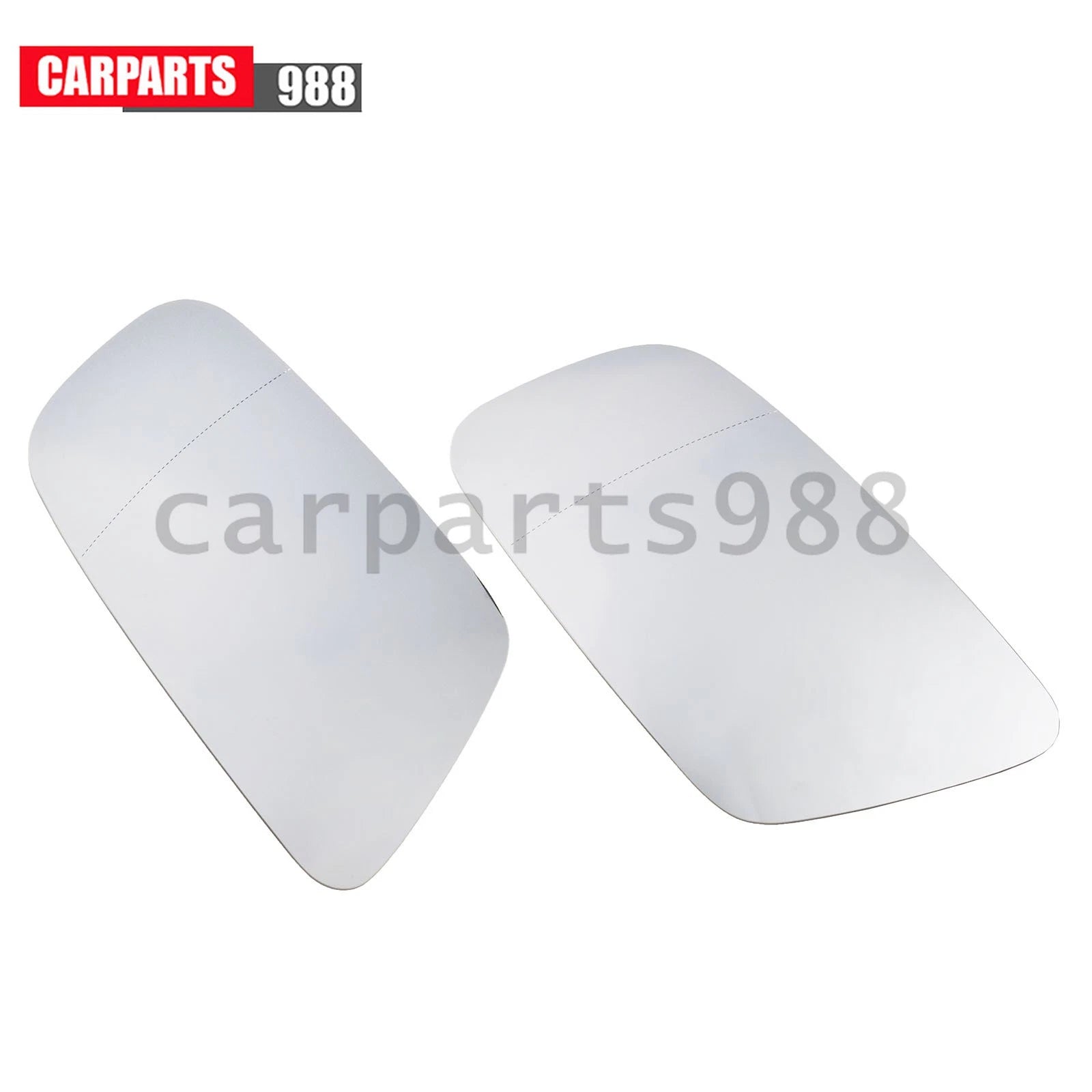 2Pcs Left Right Side Heated Mirror Glass For AUDI A3 A4 Avant A6 A8 8E0857536D 6B93BC-57