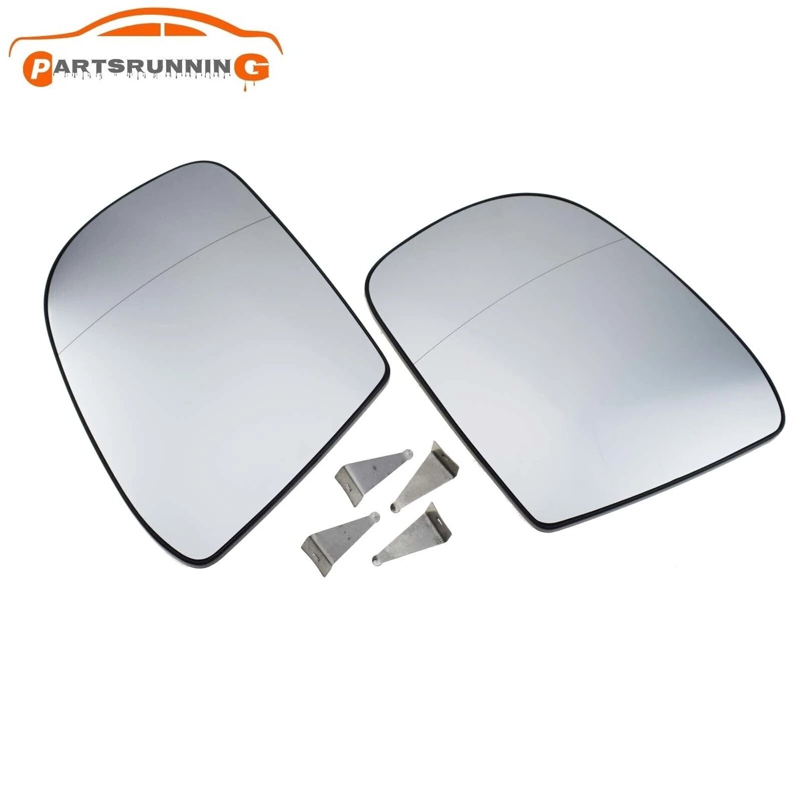 2x Left &Right Mirror Glass Heated For Mercedes Benz W164 W251 V251 X164 ML GL R 6B93BC-57