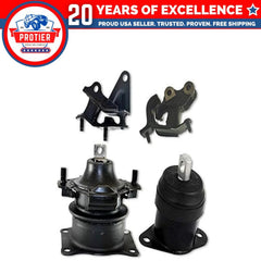 Fits 2003-2007 Honda Accord 2.4L MANUAL Front & FRT RT Motor & Trans Mount 4pc 6B93BC-57