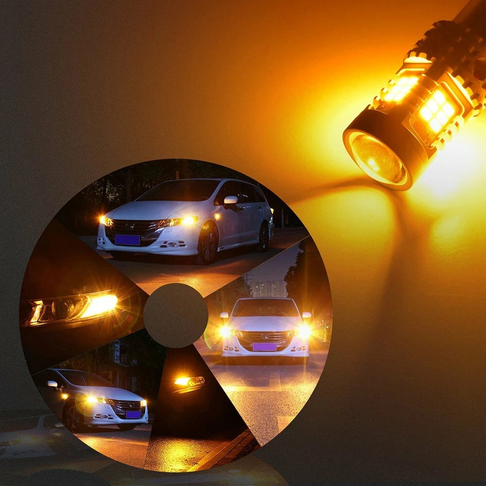 AUXITO Amber 1156 BA15S 1156A LED Turn Signal Lights Anti Hyper Flash Error Free AUXITO