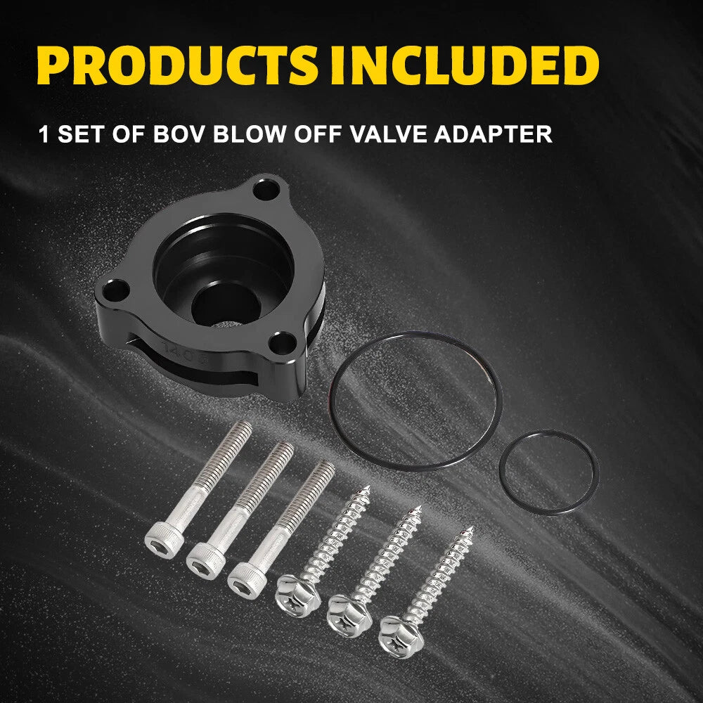 Turbo Blow Off Valve BOV Black For 2019-2023 Chevy Silverado GMC Sierra 2.7L EOA 6B93BC-57