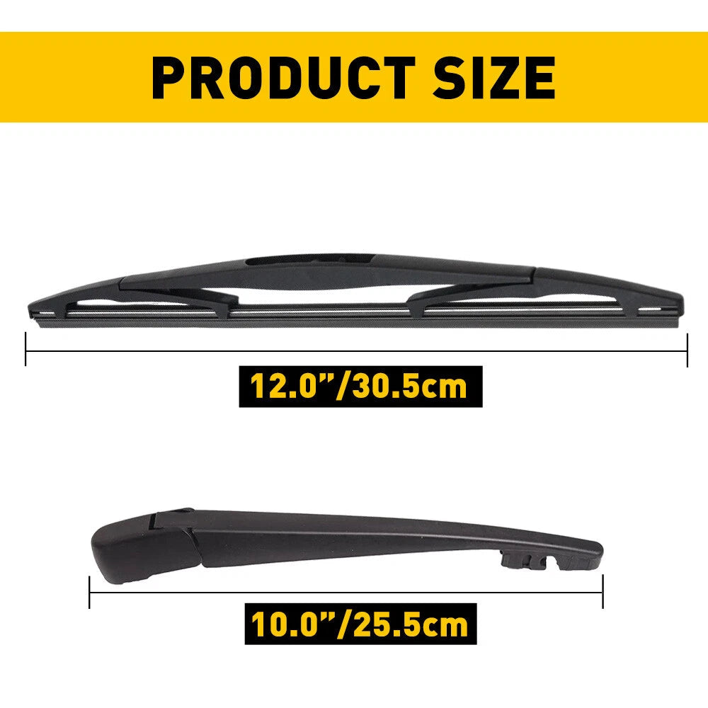 Rear Windshield Wiper Arm & Blade Set For Nissan Murano 2004 2005 2006 2007-2015 6B93BC-57
