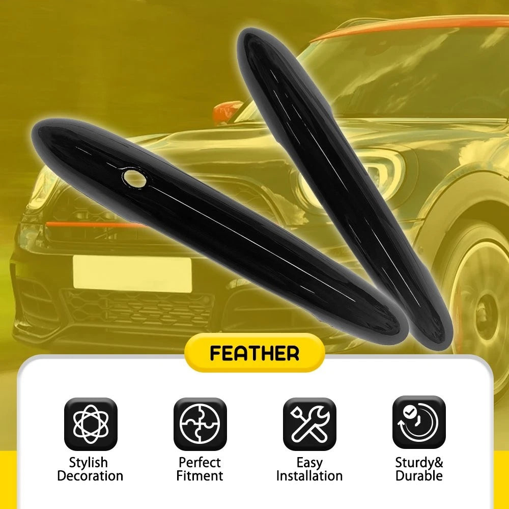 4PC For 2014-2024 Mini Hatch 5-door (F55) Door Handle Cover Trim Overlay Cap EOA 6B93BC-57