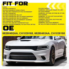 For 2015-2023 Dodge Charger Bumper Grille Fog lamp Bumper Bracket Kit LH+RH EOA 6B93BC-57