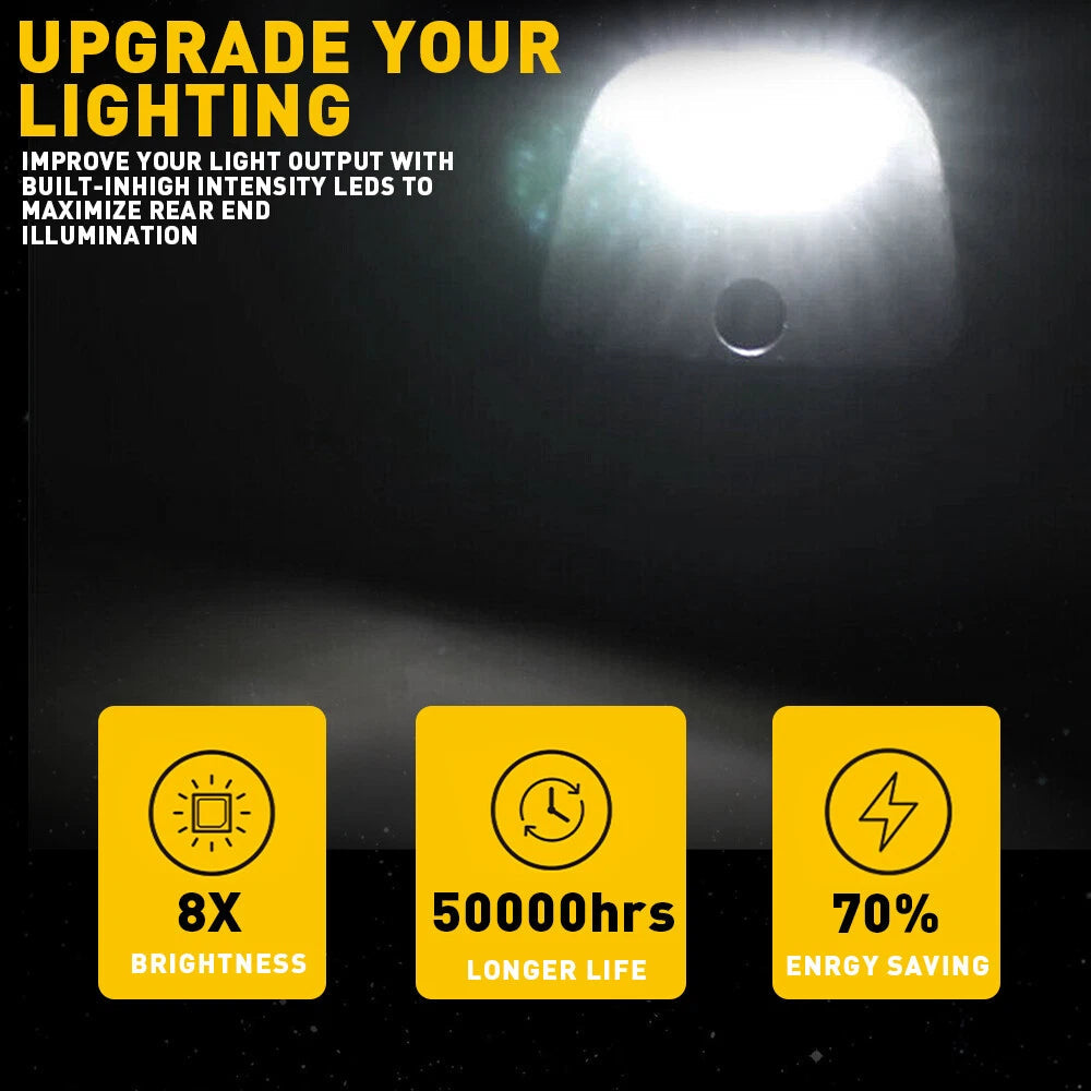 For Toyota LED Tacoma White 1995-2004 License Plate Tag Light Bulb Kit Assembly 6B93BC-57