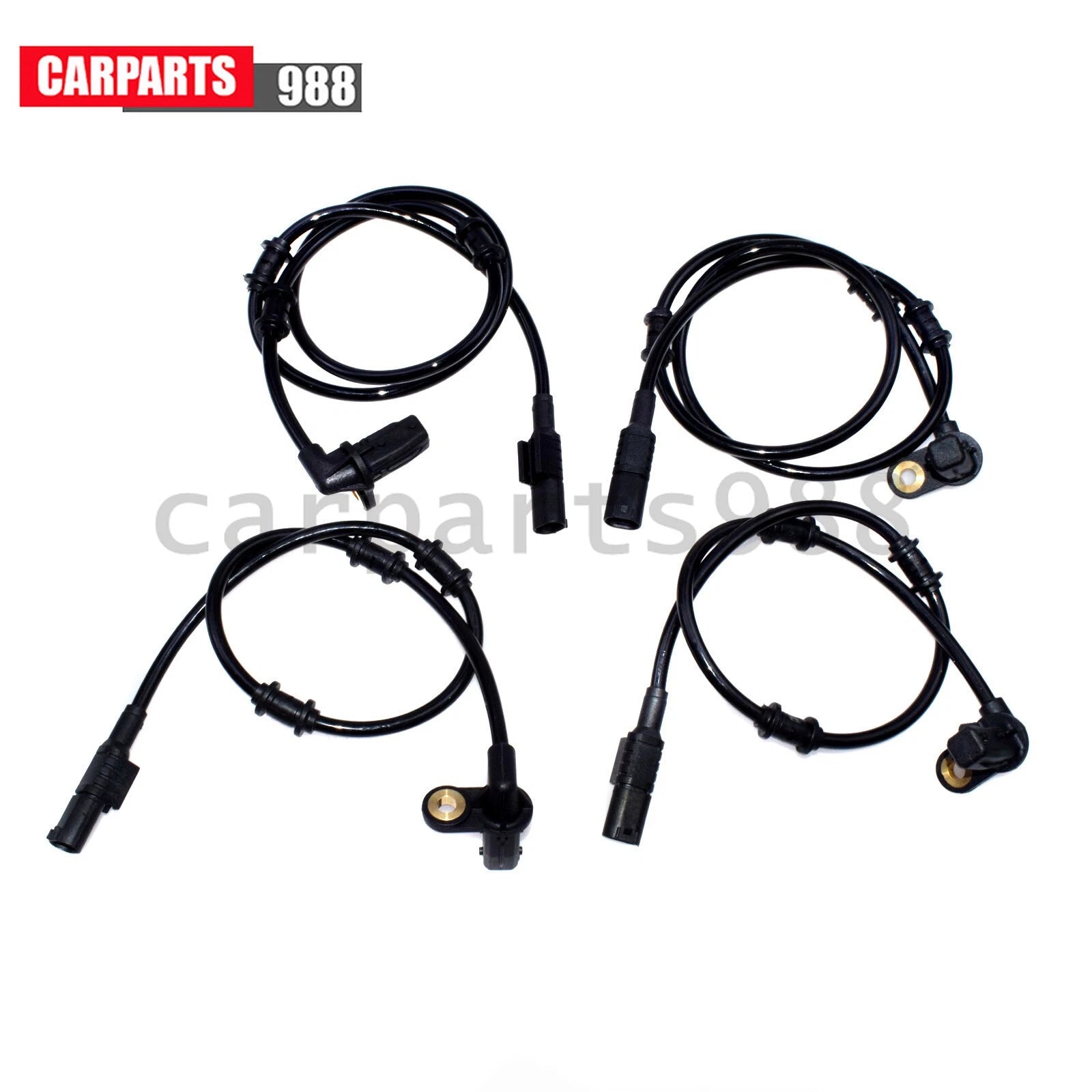 Set of 4 ABS Wheel Speed Sensor Front &Rear LH RH For Mercedes ML320 ML350 ML500 6B93BC-57