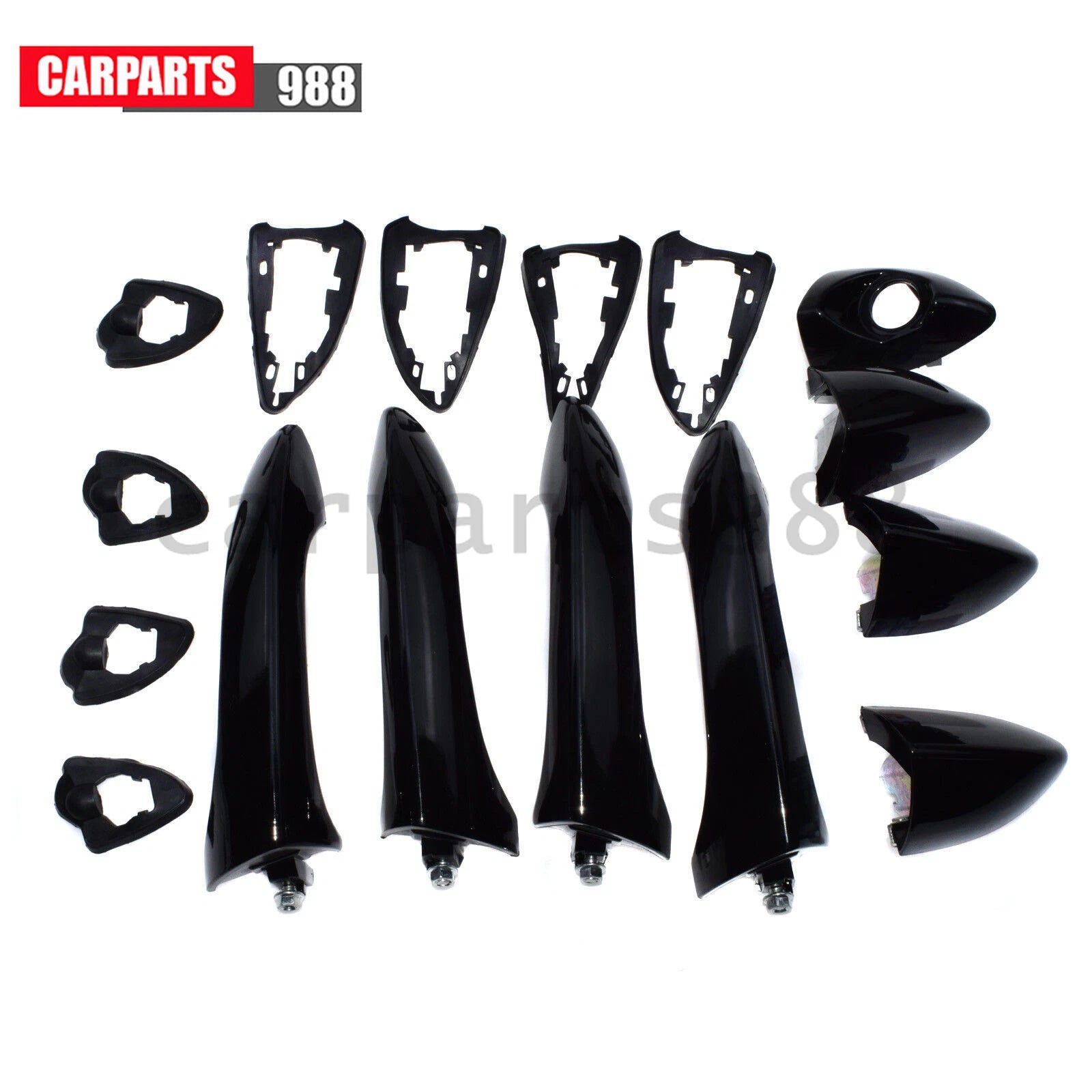 Outside Door Handle Front Rear LH RH For 2000-06 BMW X5 51218257737 51218257738 6B93BC-57