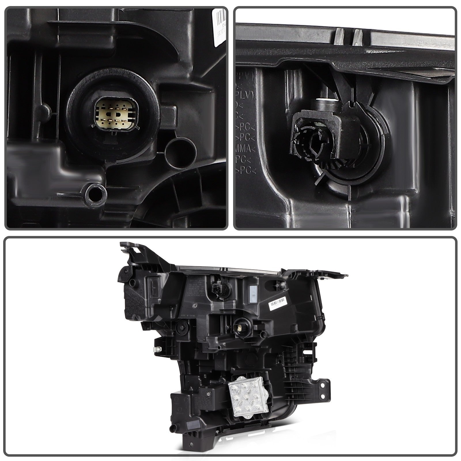 ECCPP LED Headlight Assembly For Chevrolet Suburban Tahoe 2021-2023 Left Side 6B93BC-57