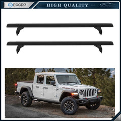 2Pcs For Jeep Gladiator 2020-2023 Roof Rack Cross Bar Crossbar Black 6B93BC-57