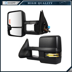 Power Heated Tow Mirrors for 2003-2007 Chevy Silverado Sierra Turn Signal Lights 6B93BC-57