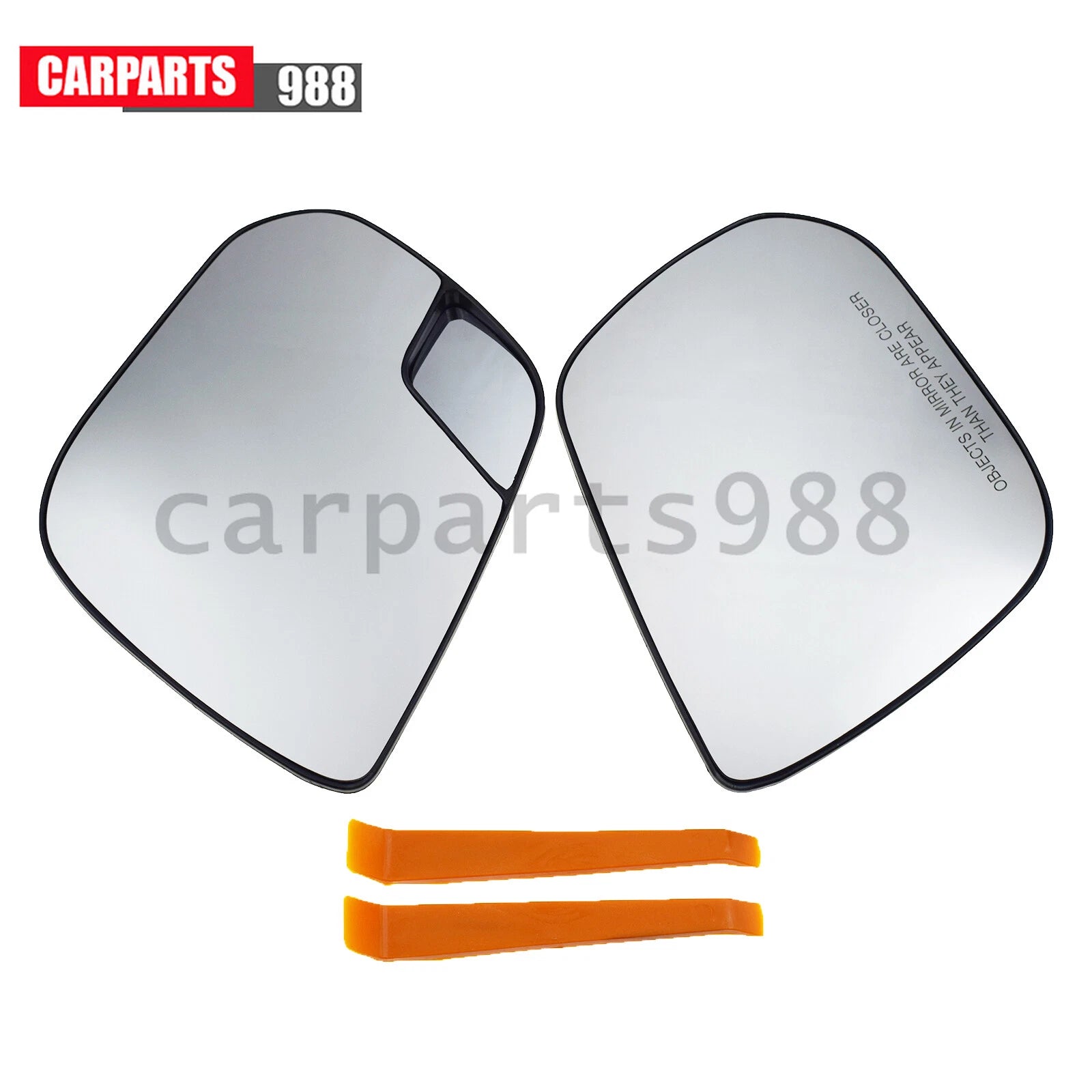 2Pcs Left & Right Rearview Heated Mirror Glass For Chevy Colorado GMC Canyon 6B93BC-57