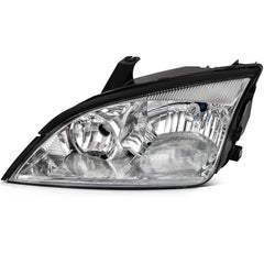 Headlights Assembly Pair For 2007-2005 Ford Focus Chrome Housing Left+Right 6B93BC-57
