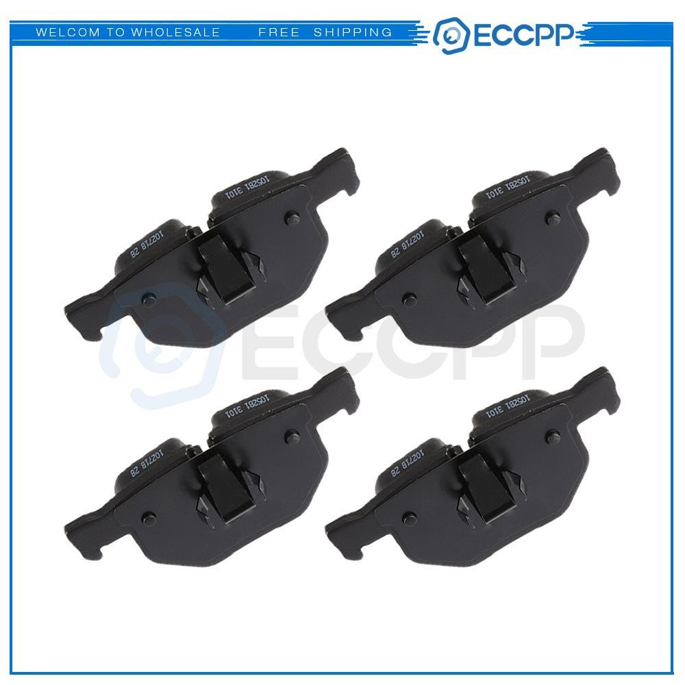Rear Metallic Brake Pads 4Pcs Set For 2010-2017 BMW X6 3.0L 2009-2017 BMW X5 6B93BC-57