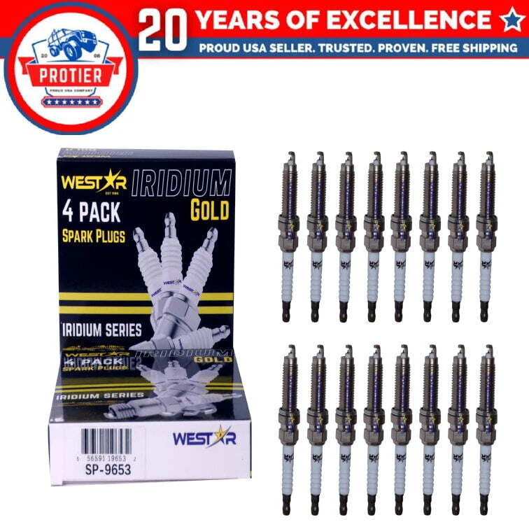 16x laser iridium spark plugs 95660 SP-9652 compatible with Honda CR-V 1.5L 6B93BC-57