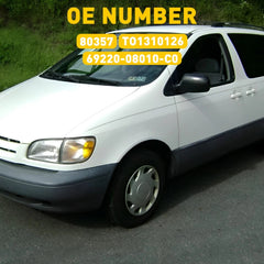 Front Right Passenger Exterior Door Handle White For 1998-2003 Toyota Sienna EOA 6B93BC-57