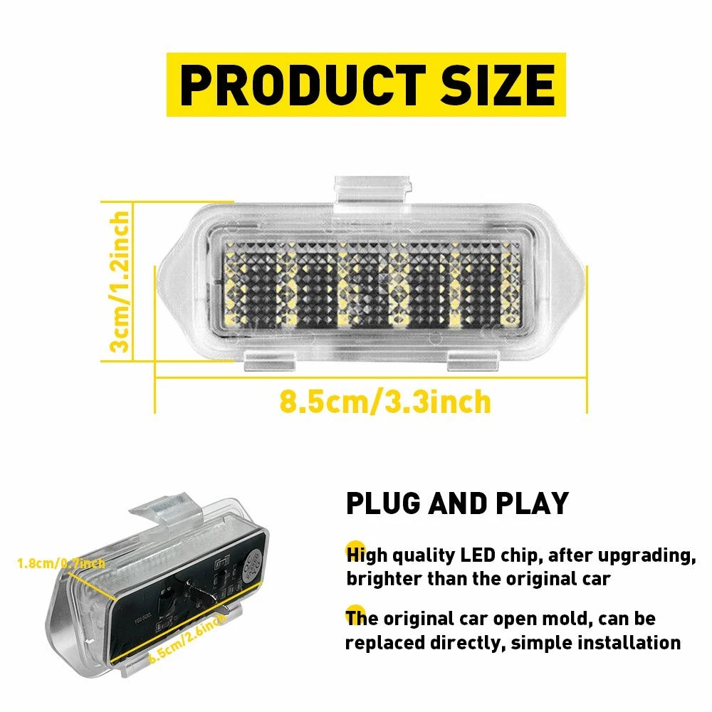 Full LED Under Mirror Puddle Lights For Chevy Silverado Suburban, Sierra 03-06 6B93BC-57