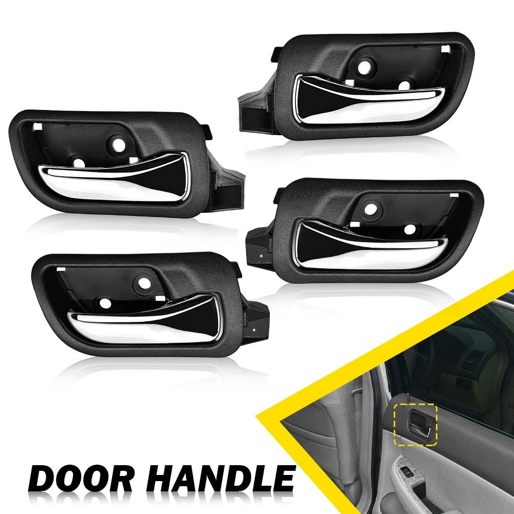 4X Front+Rear Left Right Door Handle Inside For 2003 04 05-07 Honda Accord Sedan 6B93BC-57