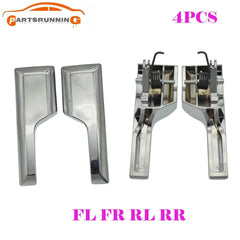 4pcs Interior Inner Chrome Door Handles for 2007-2013 Ford Expedition Navigator 6B93BC-57