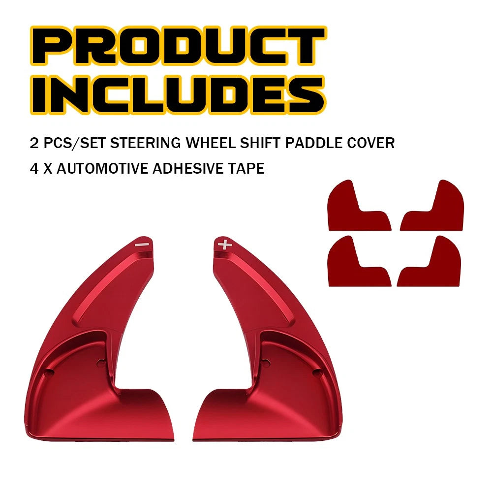For 2014-2021 Jeep Grand Cherokee Steering Wheel Paddle Shifter Cover Aluminum A 6B93BC-57