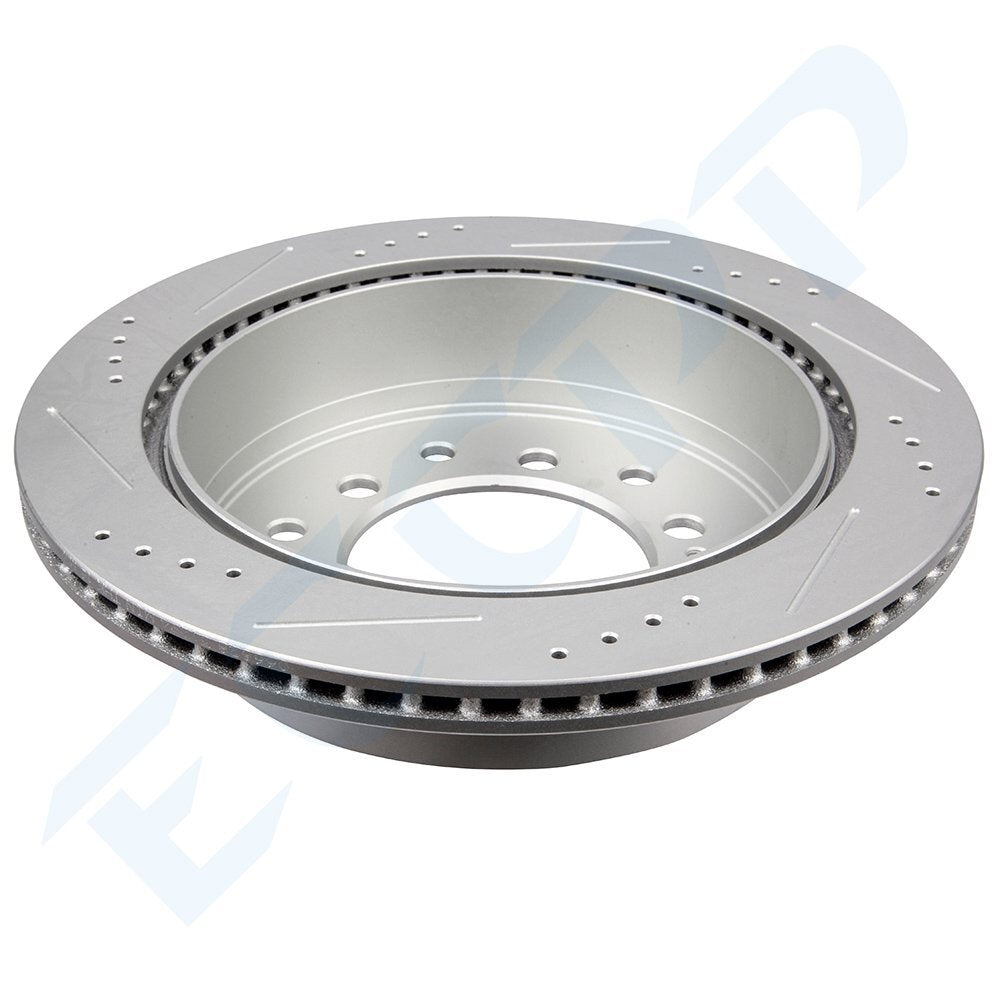 Rear Brake Discs Rotors Pair Fits 2001-2007 Toyota Sequoia 2003-2009 Lexus GX470 6B93BC-57