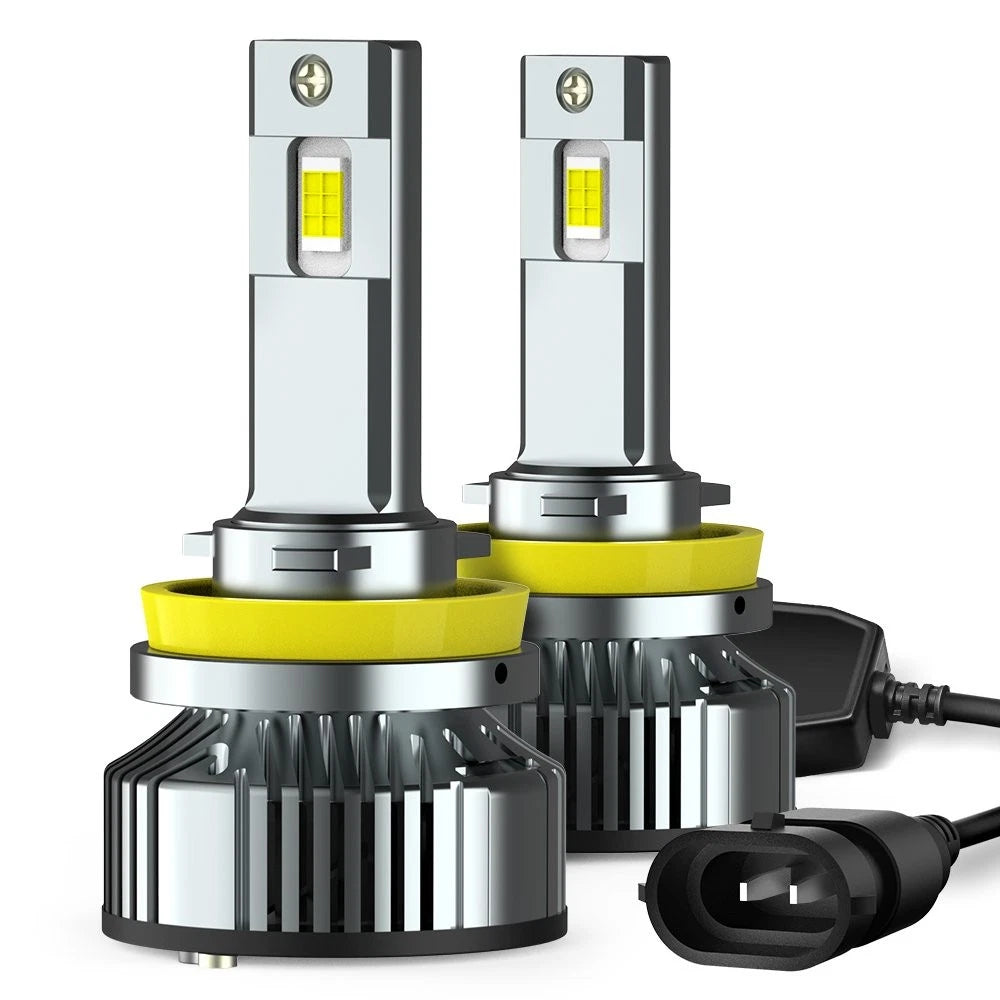 AUXITO H11 H9 H8 LED Headlight Super Bright Bulb Kit 50000LM HIGH/LOW Beam 6500K AUXITO