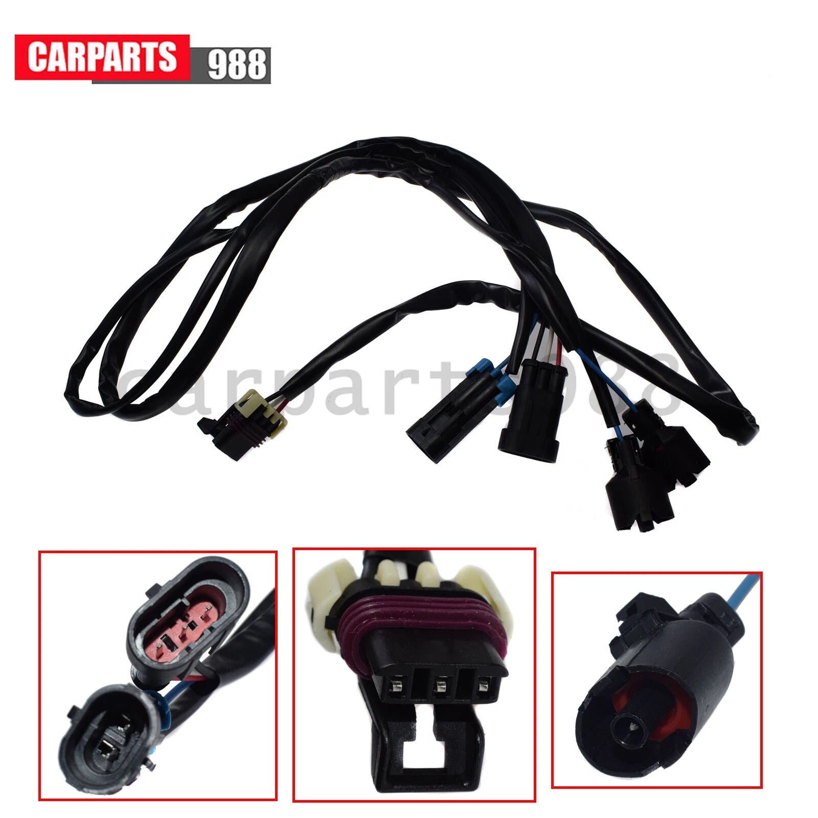 Knock & Camshaft Sensor Extension Wiring Harness For Chevy LS1-LS6 to LS2-LS3 6B93BC-57