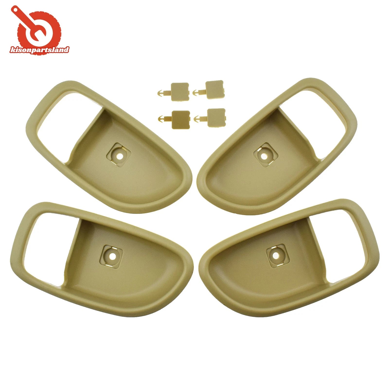 Beige Left Right Interior Inside Door Handle Bezel For 2007-2010 Hyundai Elantra 6B93BC-57