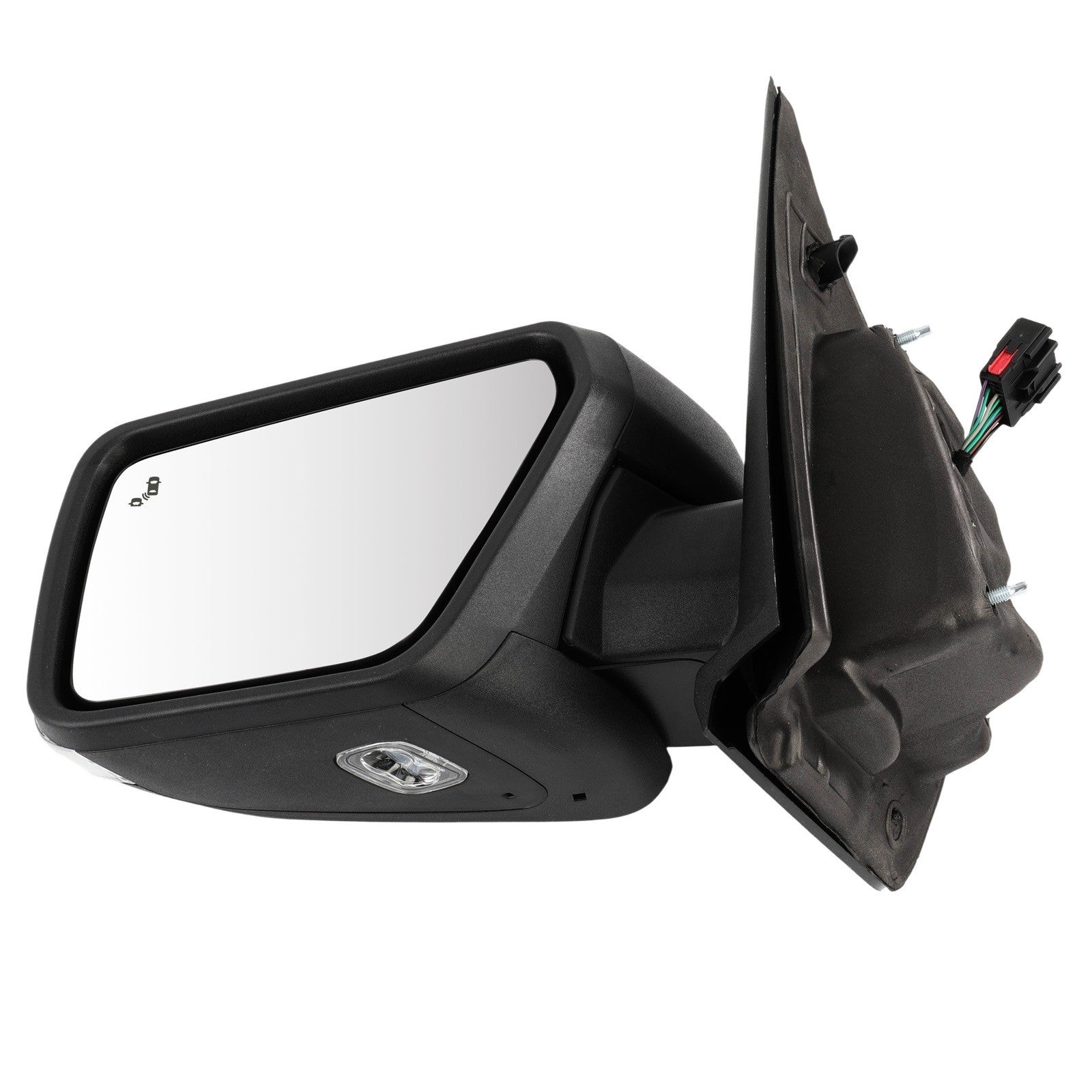 For 21-24 Ford F150 Front Door Left Driver Side Rear View Mirror BSL Heated 6B93BC-57