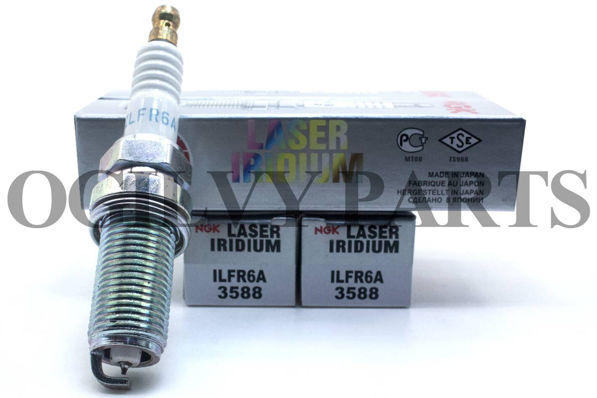 (QTY 4) NGK Spark Plug Laser Iridium 3588 ILFR6A For C200 K C230K CLK 200
