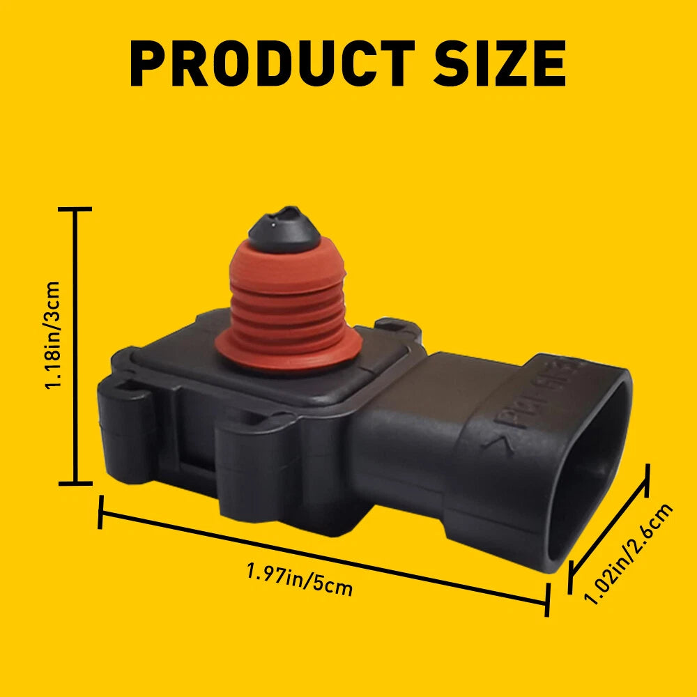 MAP Manifold Absolute Pressure Sensor For Buick Cadillac GMC Chevy Pontiac US 6B93BC-57