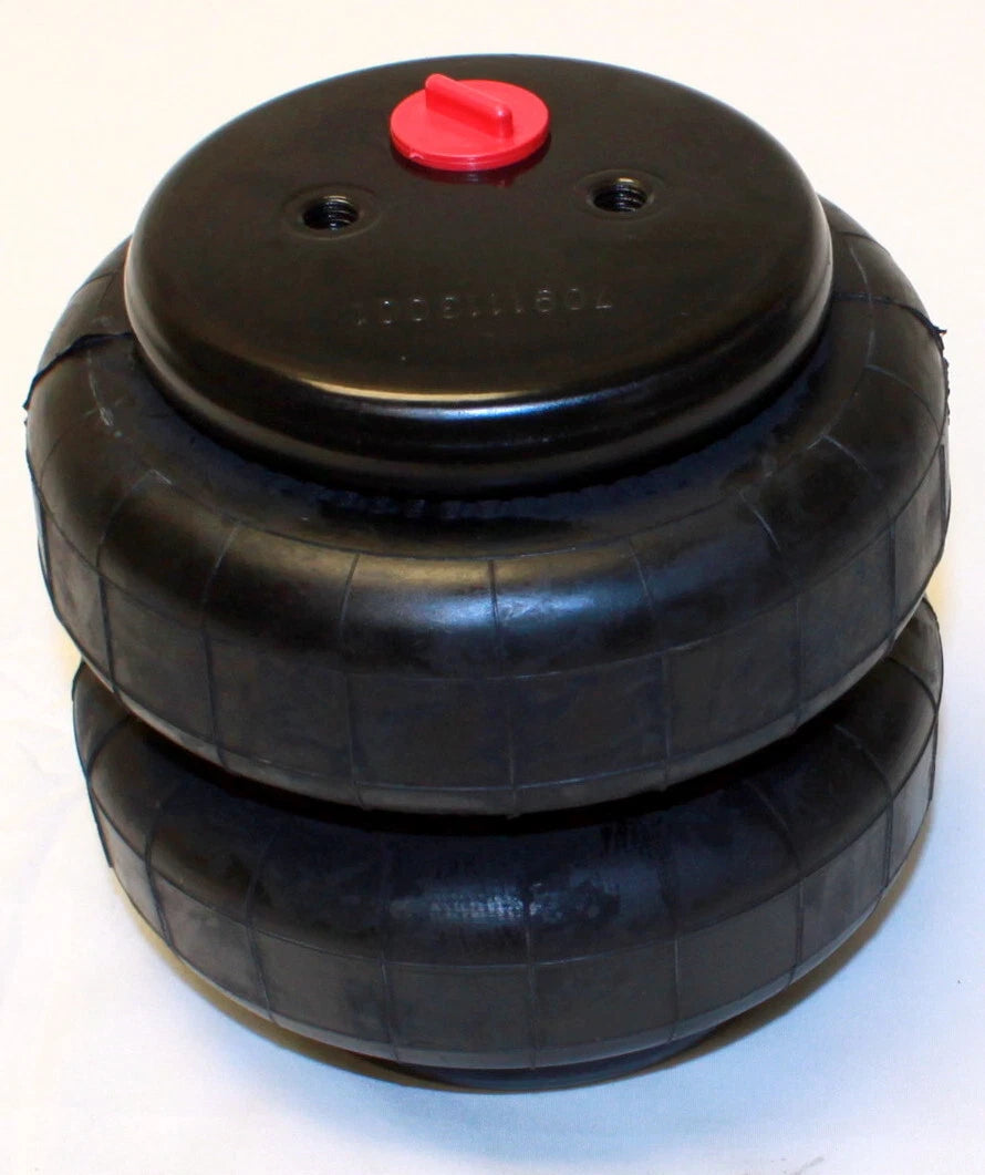2PCS Universal Air Suspension Spring Double Bellow Standard 2500 lb 1/2"npt 6B93BC-57