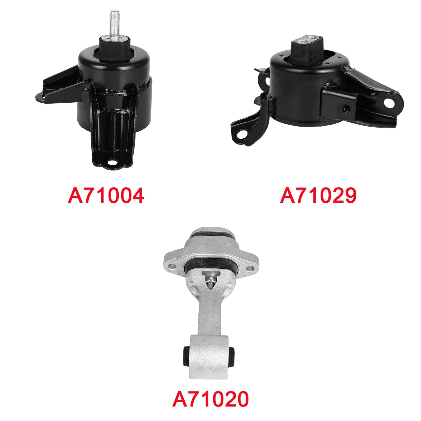 For Hyundai Veloster 1.6L 12-17 Engine Motor&Transmission Mount A71004 A71029 6B93BC-57