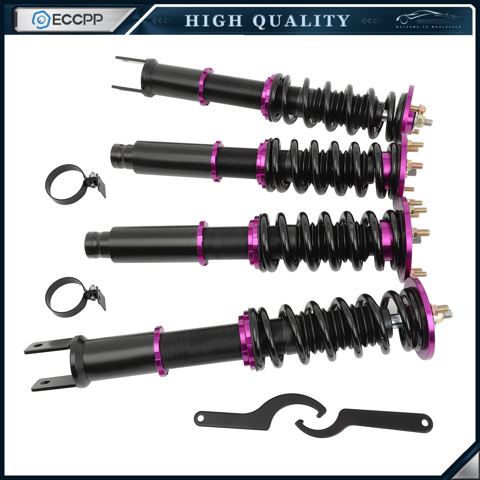 Adjustable Coilovers Struts Suspension Lowering Kit For 2008-2012 Honda Accord 6B93BC-57